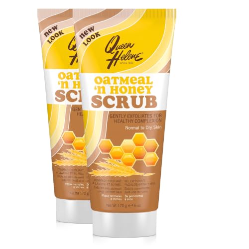 Image 1 of Default Title for the product Queen Helene Gentle Oatmeal & Honey Facial Scrub 6 oz Pack of 2