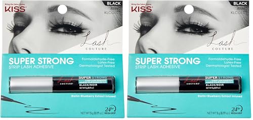 Image 5 of Black / 10 Milliliters / 2 Count for the product KISS Lash Couture Super Strong Strip Lash Adhesive
