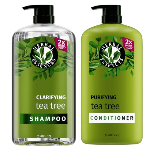 Image 1 of Default Title for the product Herbal Essences Tea Tree Clarify and Purify Shampoo and Conditioner Set, 67.6 fl oz each