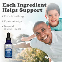 Thumbnail for Image 2 of RidgeCrest Herbals ClearLungs Liquid Lung Support, Orange Flavor 2 fl oz
