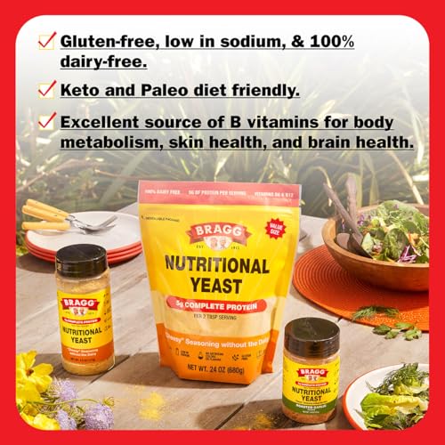 Image 3 of Bragg Premium Nutritional Yeast Seasoning 24oz Pack of 2
