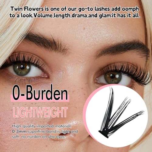Image 6 of Azenlo Natural Lash Clusters Kit Wispy Eyelash Clusters 120 pcs Cluster Eyelash Extensions C Curl Individual Lashes 10-16 mm Mix Length Natural Look (Left&Right 30D KIT 120Pcs)