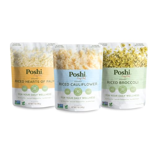 Image 1 of Default Title for the product Poshi Riced Vegetables Variety Pack 7oz, 6 Pack