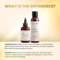 Thumbnail for Image 6 of BASK & LATHER Elixir Hair Strengthening Oil, Jamaican Black Castor Oil, 4 fl oz