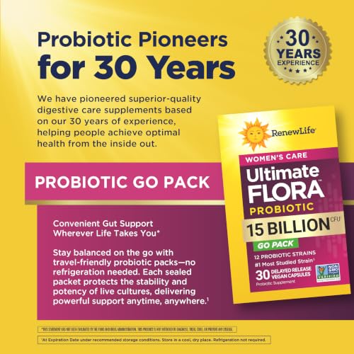 Image 7 of Renew Life Ultimate Flora Women's Care Probiotic 15 Billion CFU