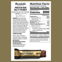 Thumbnail for Image 2 of BAREBELLS Protein Bars Salty Peanut, 55g, 12-Pack