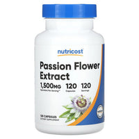 Thumbnail for Nutricost Passion Flower Extract Capsules 375 Mg 120 Count