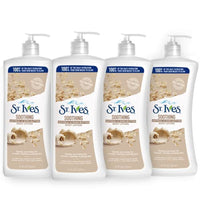 Thumbnail for Image 1 of 21 Fl Oz (Pack of 4) for the product St. Ives Soothing Hand & Body Lotion with Oatmeal and Shea Butter, 21 fl oz, 4 Pack