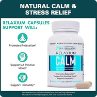 Thumbnail for Image 3 of Relaxium Calm Stress & Mood Support Supplement, Ashwagandha, 60ct