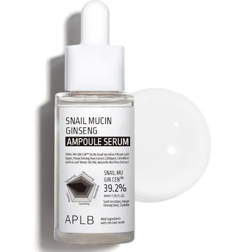 Image 1 of Default Title for the product APLB Snail Mucin Ginseng Ampoule Serum 1.35 FL.OZ