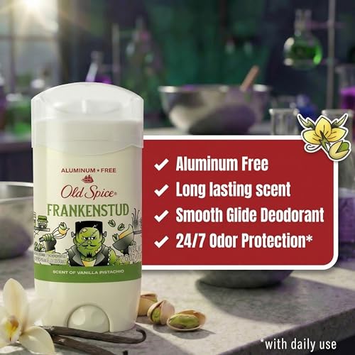 Image 2 of Old Spice Men's Deodorant, Frankenstud, Aluminum Free, 3oz, Smooth Glide