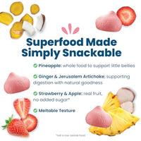 Thumbnail for Image 4 of Amara Organic Gut Blend Superfood Smoothie Melts - 1oz: 8 Months and Up, Pouch, Gluten-Free, Non-GMO