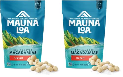 Image 1 of Default Title for the product Mauna Loa Sea Salt Roasted Macadamia Nuts, 7 oz (Pack of 2)