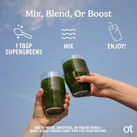 Thumbnail for Image 6 of Organic Traditions Super Greens Turmeric Powder Blend, Plant Based, 7oz