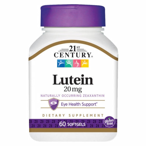 21st Century Lutein 20 mg 60 Softgels