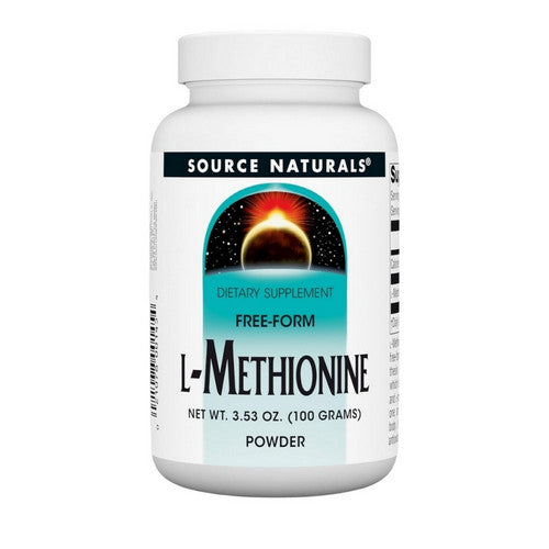 Source Naturals L-Methionine Powder 100 gm 3.53 Oz