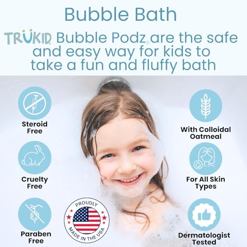 Image 27 of TruKid Bubble Podz Bubble Bath for Kids, Toddlers, & Babies