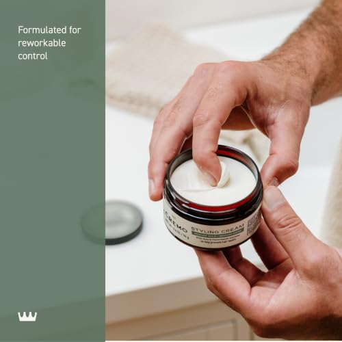 Image 4 of Cremo Forming Hair Styling Cream for Men, Medium Hold & Shine, 3.4 Oz
