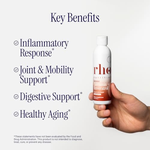 Image 3 of Rho Nutrition Liposomal Curcumin + Resveratrol 1 Pack