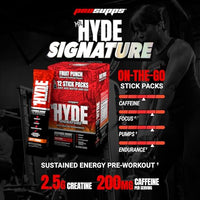 Thumbnail for Image 2 of ProSupps Mr. Hyde Signature Pre Workout Drink Mix, Fruit Punch