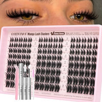 Thumbnail for Image 9 of I-fluff manga cluster kit for the product Goddvenus Manga Lash Clusters Natural Wispy Eyelash Extensions