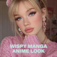 Thumbnail for Image 2 of AZENLO Manga Lash Clusters Spider Lashes Anime False Eyelashes Kit 10-16mm