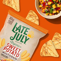 Thumbnail for Image 3 of Late July Organic Multigrain Sweet Potato Tortilla Chips, 7.5 Oz Pack of 2