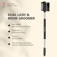 Thumbnail for Image 4 of docolor 3 Head Eyebrow Eyelash Shaper Eyelash Comb Double Head Brush Makeup Grooming Tool