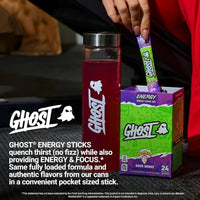 Thumbnail for Image 6 of GHOST Sugar-Free Energy Drink Packets, Warheads Sour Berry, 24 To Go Sticks