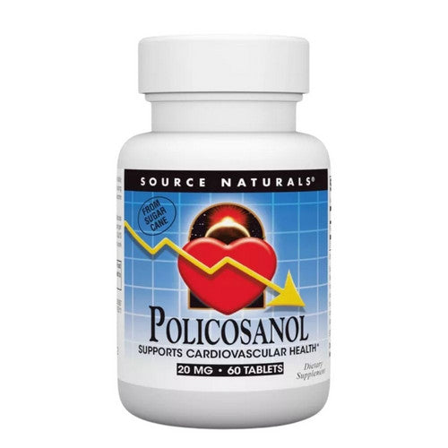 Source Naturals Policosanol 20 mg 60 Tabs