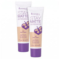 Thumbnail for Image 25 of True Ivory / 1 Fl Oz (Pack of 2) for the product Rimmel Stay Matte Liquid Foundation