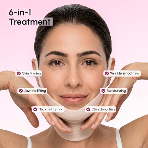 Image 3 of MAREE Anti Aging V Line Lifting Mask - Neck & Chin Lifting Mask - 5 Ct