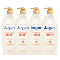 Thumbnail for Image 1 of Default Title for the product Jergens Nourishing Honey Lotion For Dry Skin, 16.8 fl oz, 4 Pack