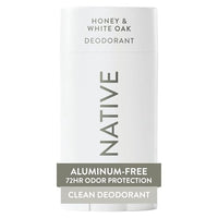 Thumbnail for Image 1 of Default Title for the product Native Deodorant Contains Naturally Derived Ingredients, 72 Hour Odor Control, Deodorant for Women and Men, Aluminum Free, Honey & White Oak 2.65oz