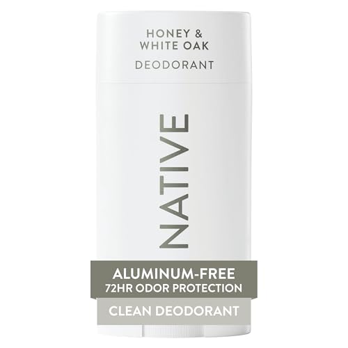 Image 1 of Default Title for the product Native Deodorant Contains Naturally Derived Ingredients, 72 Hour Odor Control, Deodorant for Women and Men, Aluminum Free, Honey & White Oak 2.65oz
