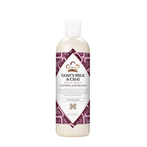 Image 1 of Default Title for the product Nubian Heritage Body Wash Goats Milk and Chai Soothing & Hydrating Body Cleanser, 13 Fl Oz (Pack of 12)