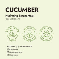 Thumbnail for Image 4 of Epielle Cucumber Hydrating Serum Sheet Masks (5pk)