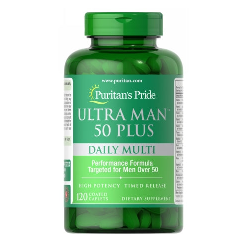 Puritan's Pride Ultra Man 50 Plus 120 Caplets