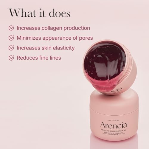 Image 3 of Arencia Pore Perfection & Firming Duo with Rosehip Rice Mochi Cleanser & Overnight Red Smoothie Serum 30