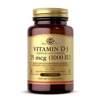 Thumbnail for Solgar Vitamin D3 (Cholecalciferol) 1000 IU 180 Tabs