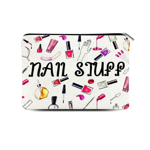 Image 1 of nail white for the product ShiQiao Spl Nail Stuff Makeup Pouch Bag