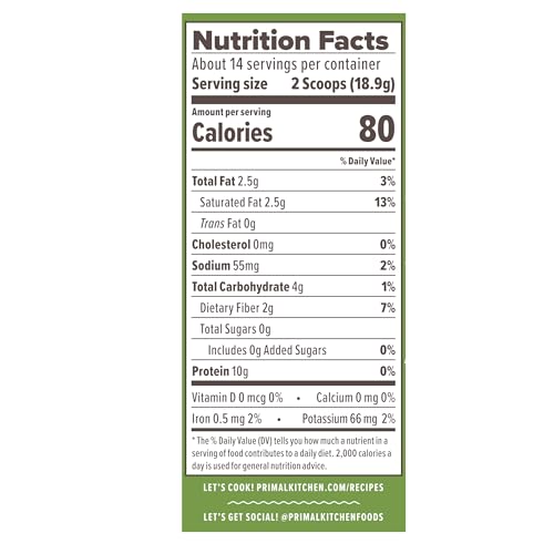 Image 2 of Primal Kitchen Matcha Latte Collagen Peptide Mix, 9.3oz