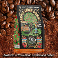 Thumbnail for Image 5 of Bones Coffee Company Apple Cider Donut Flavored Coffee, Medium Roast Low Acid Arabica Beans, 12 Oz Ground