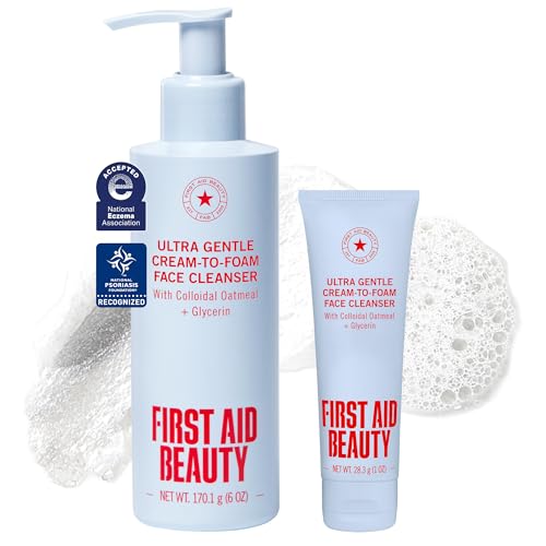 Image 1 of New / 7 Fl Oz (Pack of 1) for the product First Aid Beauty Ultra Gentle Cream-to-Foam Cleanser