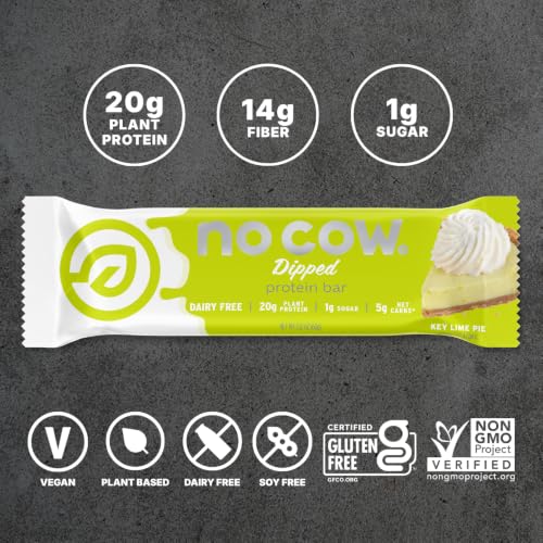 Image 3 of No Cow Key Lime Pie Vegan Protein Bars, 1 Bar