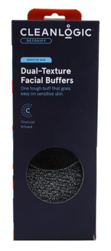 Image 1 of Default Title for the product Cleanlogic Clean Logic Detoxify Dual Texture Facial Buffers (Pack of 2)