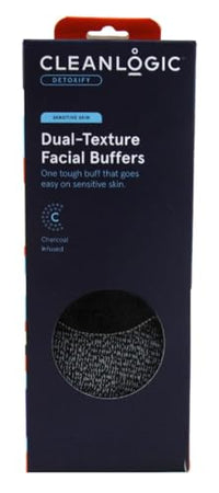 Thumbnail for Image 1 of Default Title for the product Cleanlogic Clean Logic Detoxify Dual Texture Facial Buffers (Pack of 2)