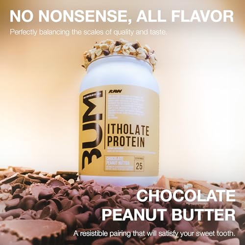 Image 3 of RAW Whey Isolate Protein Powder, Chocolate Peanut Butter - 25 Servings