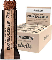 Thumbnail for Image 1 of Default Title for the product BAREBELLS Protein Bars Caramel Cashew - 12 Count, 20g High Protein Treats