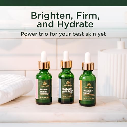 Image 2 of Tree of Life Face Serum Skin Care, Facial Serum for Women and Men, Set of 3
